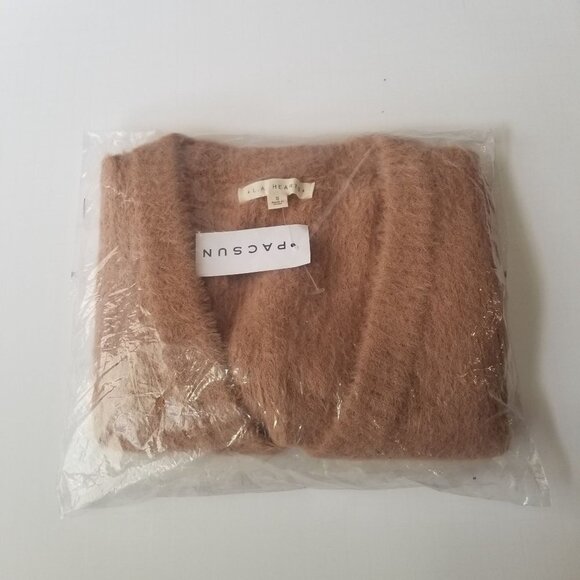 NWT Pacsun la hearts tan clueless cropped button sweater vest Color Tan SIze S - Picture 5 of 8